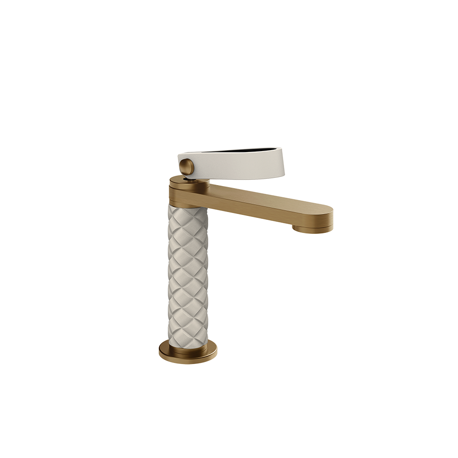 78402 Mitigeur Lavabo LACCETTO - Crème/deep Bronze Br. Pvd