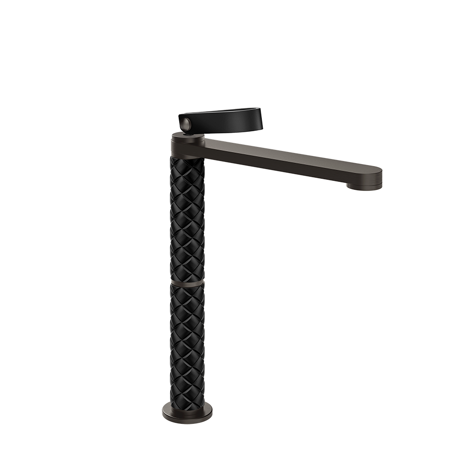 78404 Mitigeur Lavabo LACCETTO - Nero/black Metal Brushed Pvd