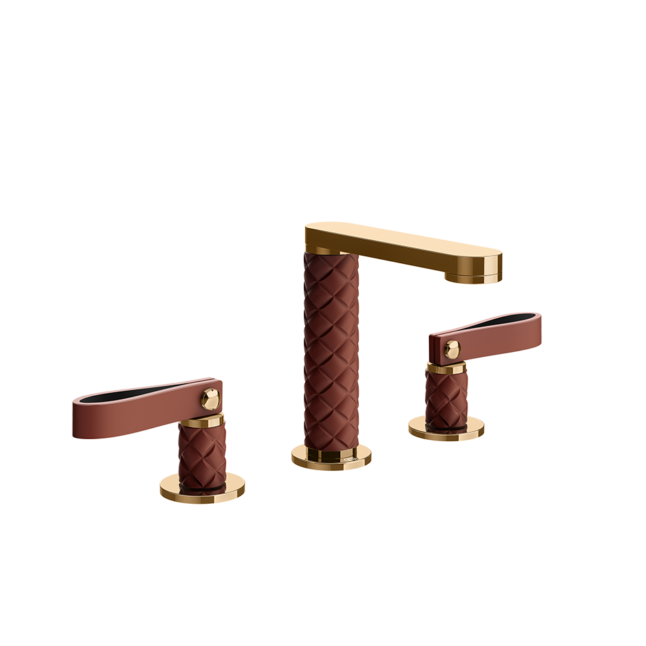 78414 Groupe Lavabo LACCETTO - Red Cherry/warm Bronze Pvd