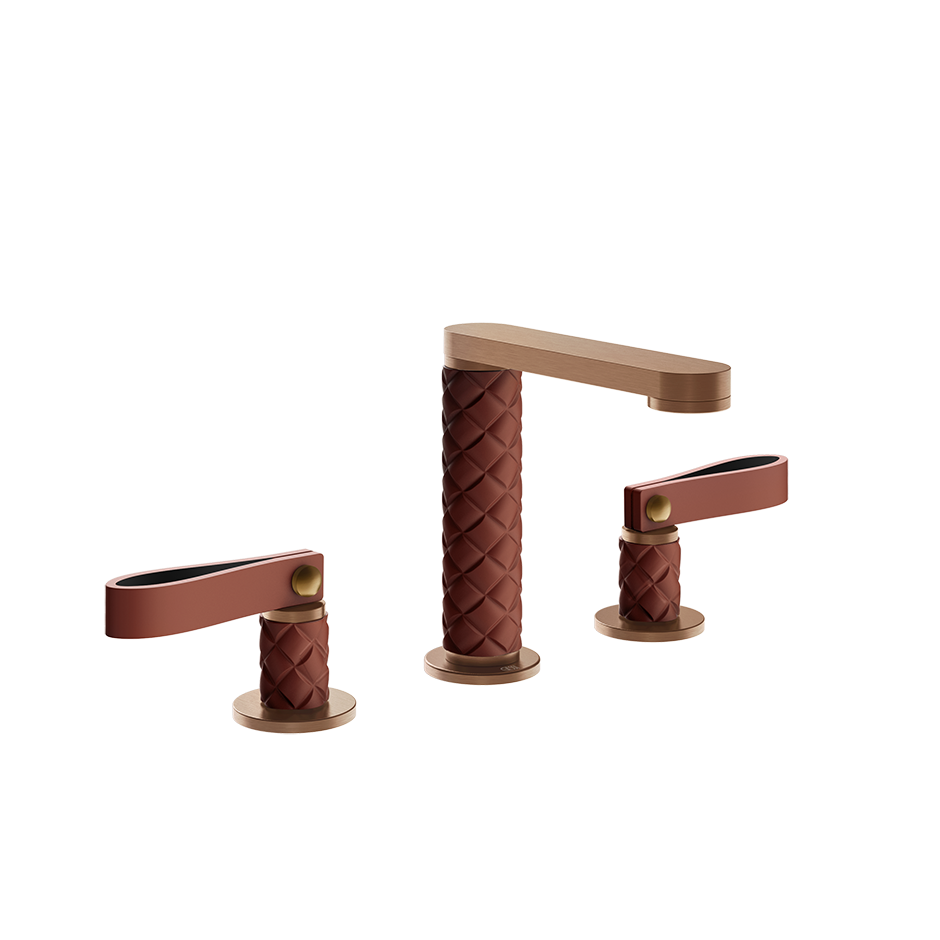 78414 Groupe Lavabo LACCETTO - Red Cherry/copper Brushed Pvd