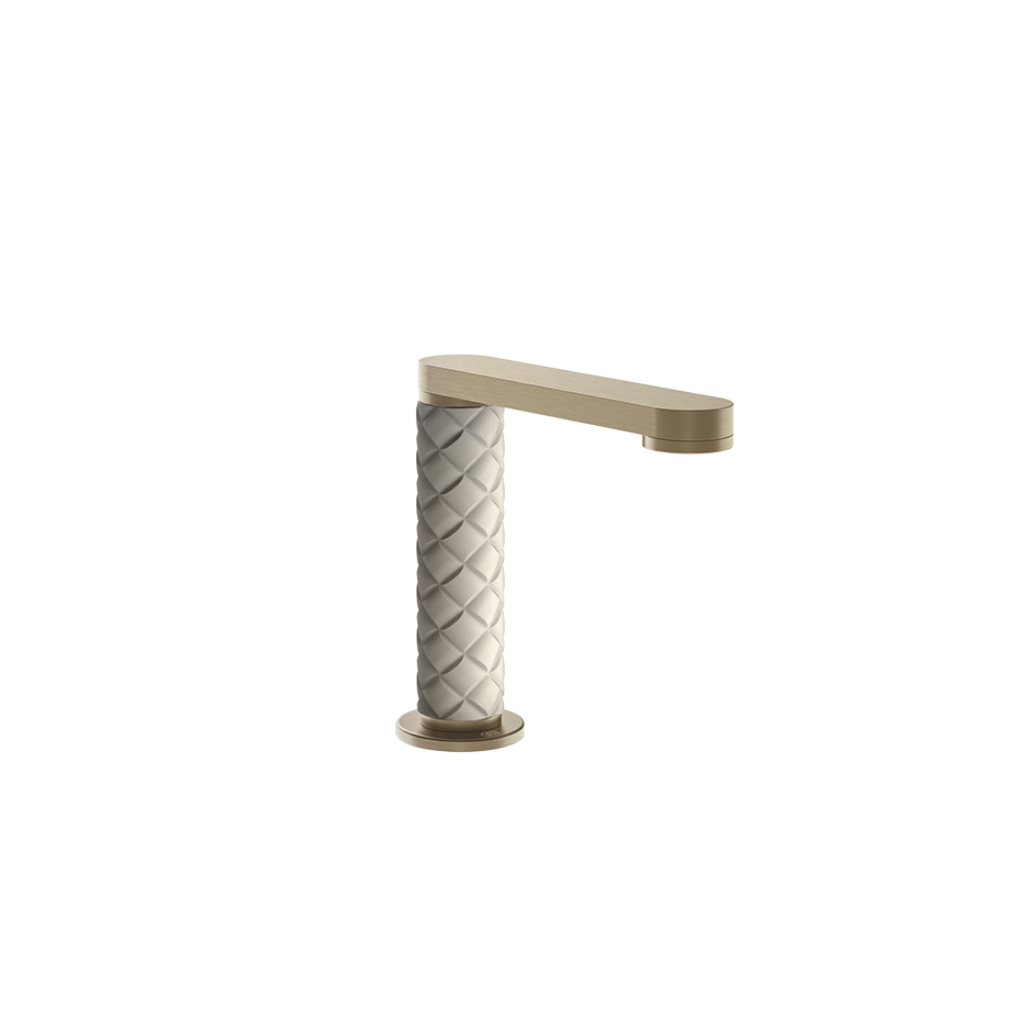 78421 Bec Lavabo LACCETTO - Crème/finox Brushed Nickel