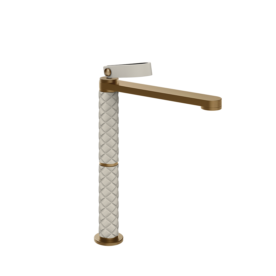 78453 Mitigeur Lavabo LACCETTO - Crème/deep Bronze Br. Pvd
