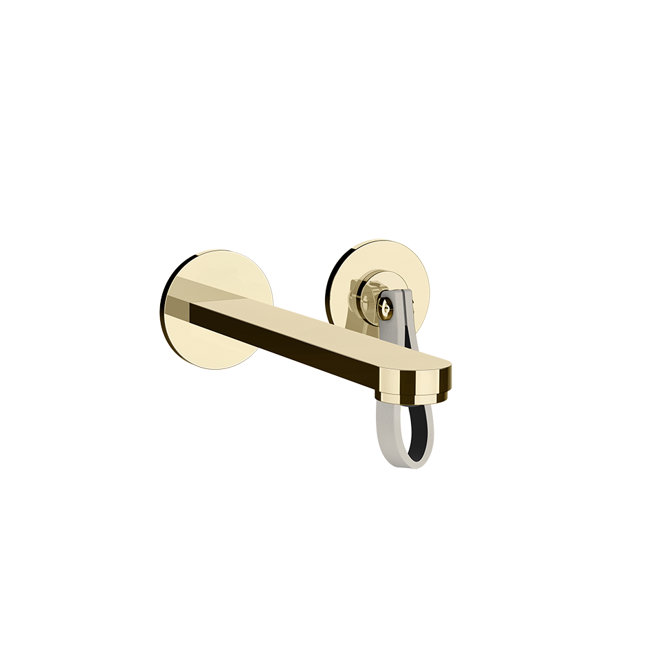 78488 Mitigeur Lavabo LACCETTO - Crème/brass Pvd