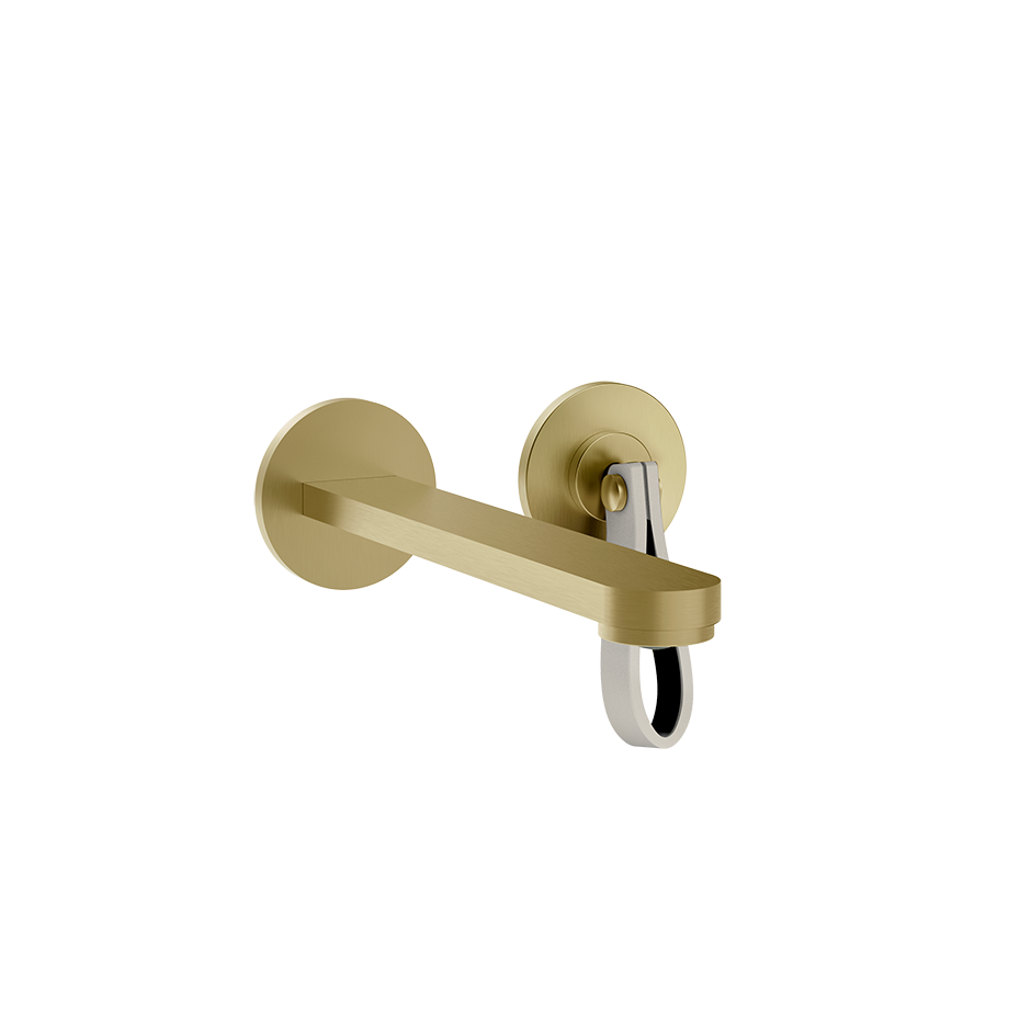 78488 Mitigeur Lavabo LACCETTO - Crème/brass Brushed Pvd