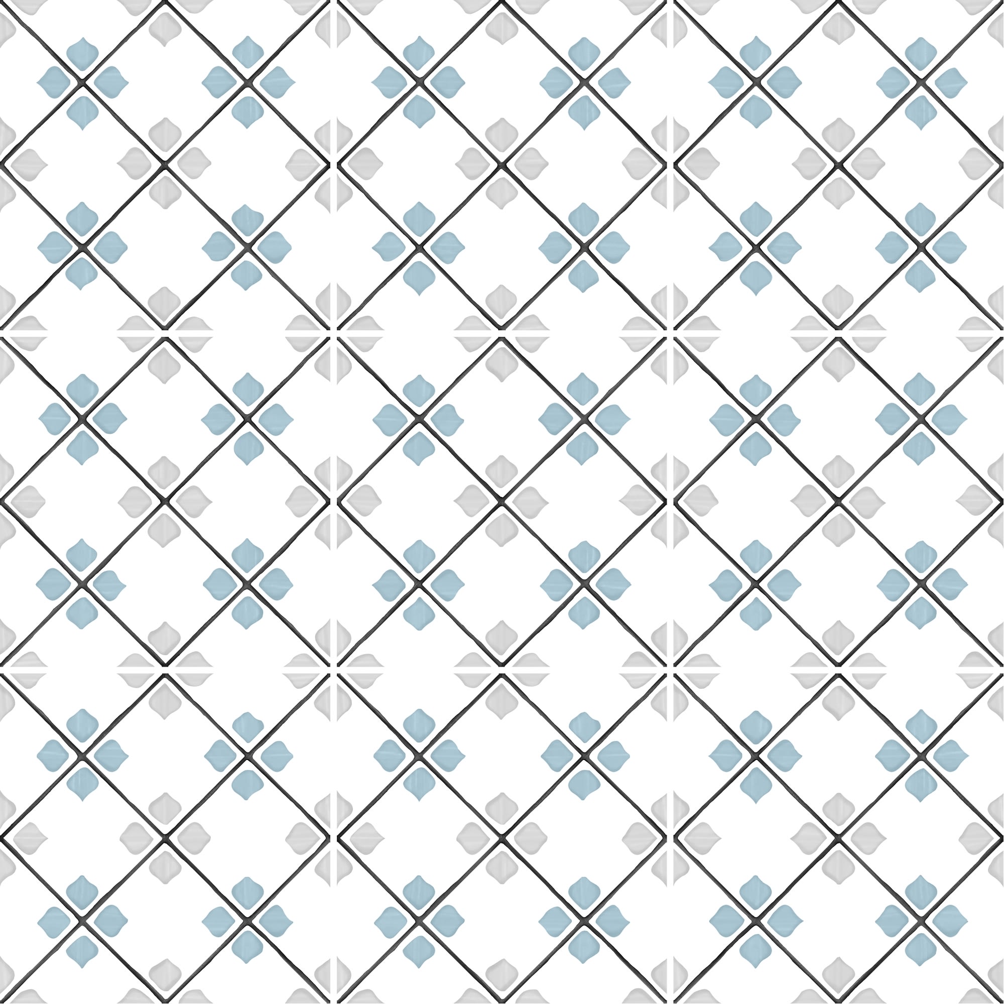 Carrelage effet Carreau ciment Orlisa Gris 12,3x12,3x0,87 cm Tanerio - Sol et mur intérieur Peronda