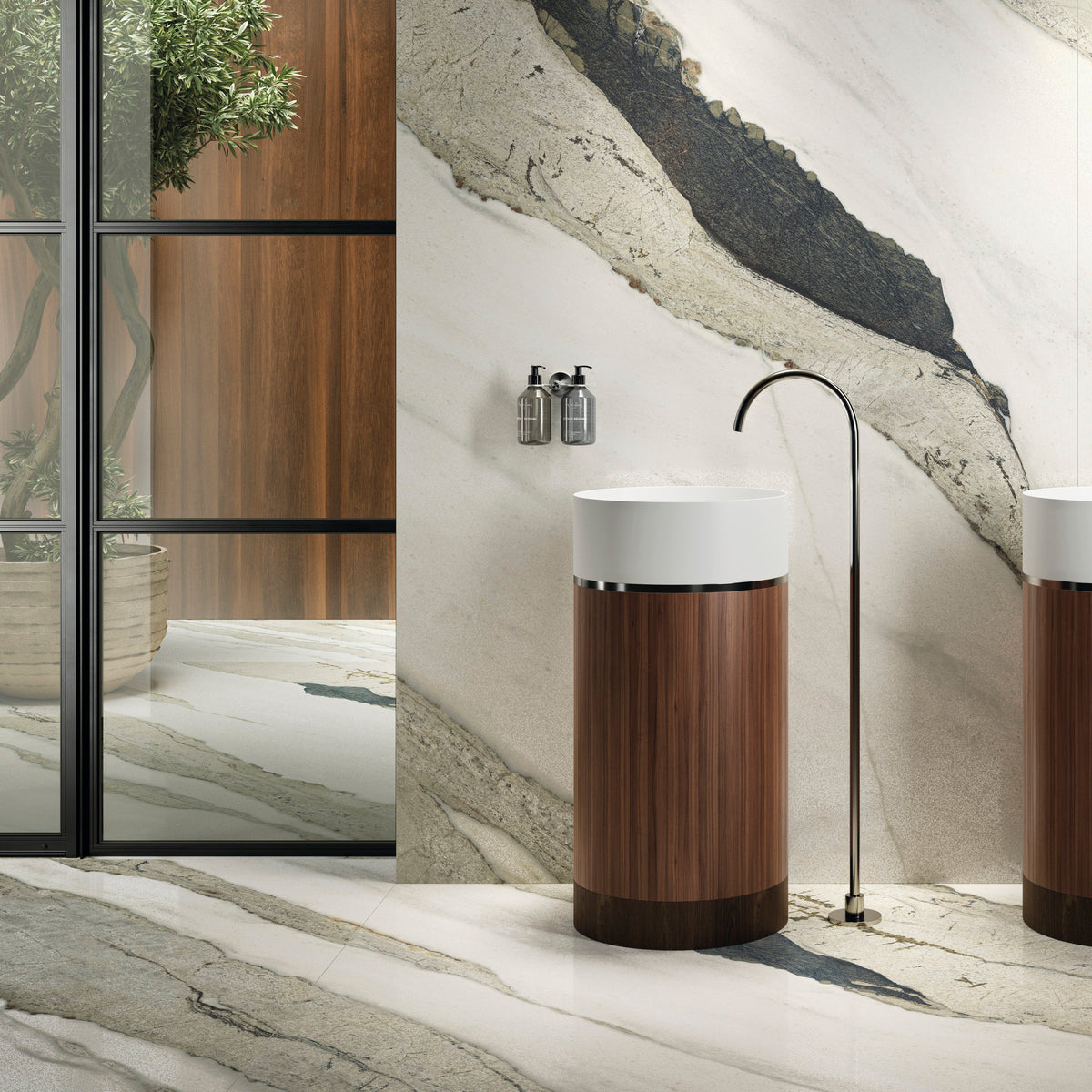 Marmi Maxfine Vogue posé dans une salle de bains