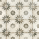 Carrelage Vintage effet Carreau ciment Noir 45x45x0,95 cm Selvara - Sol et mur intérieur