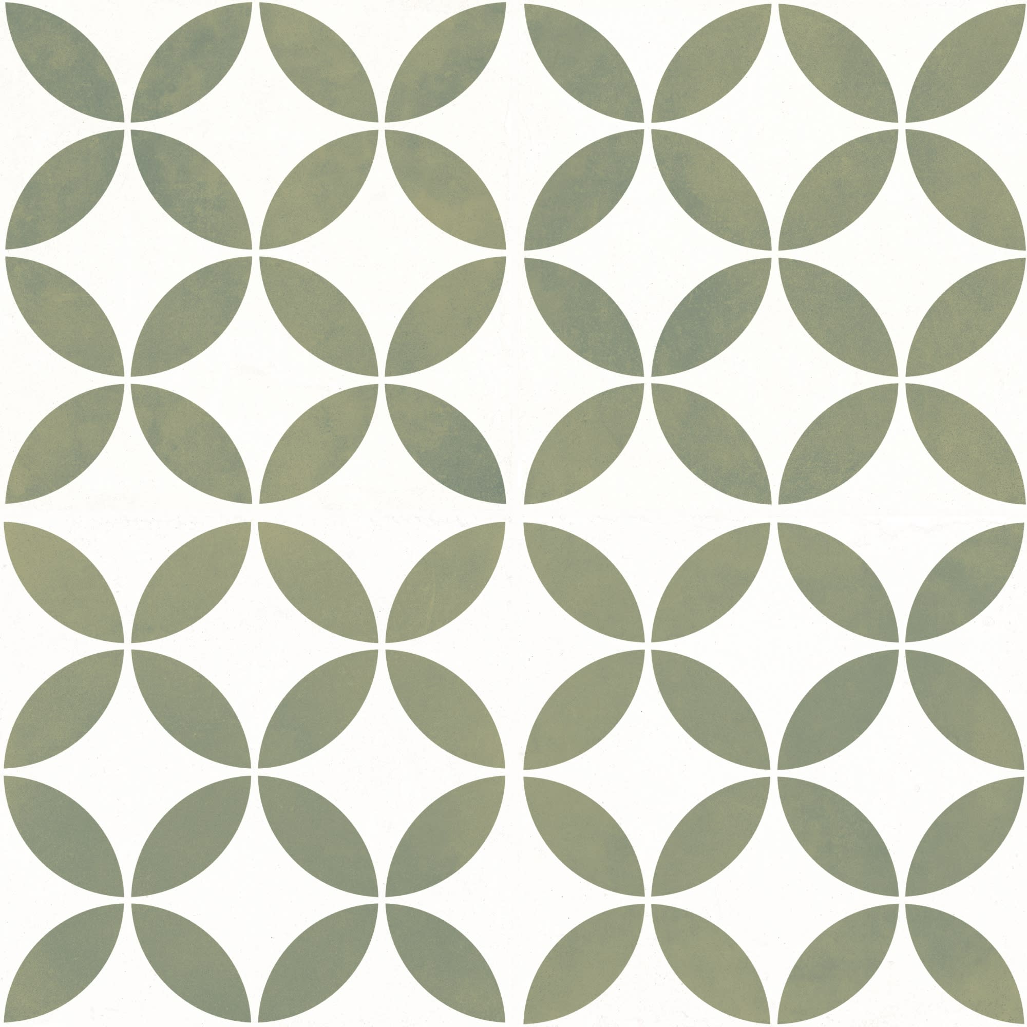 Carrelage effet Carreau ciment Axerio Vert 22,3x22,3x0,9 cm Savero - Sol et mur intérieur Peronda
