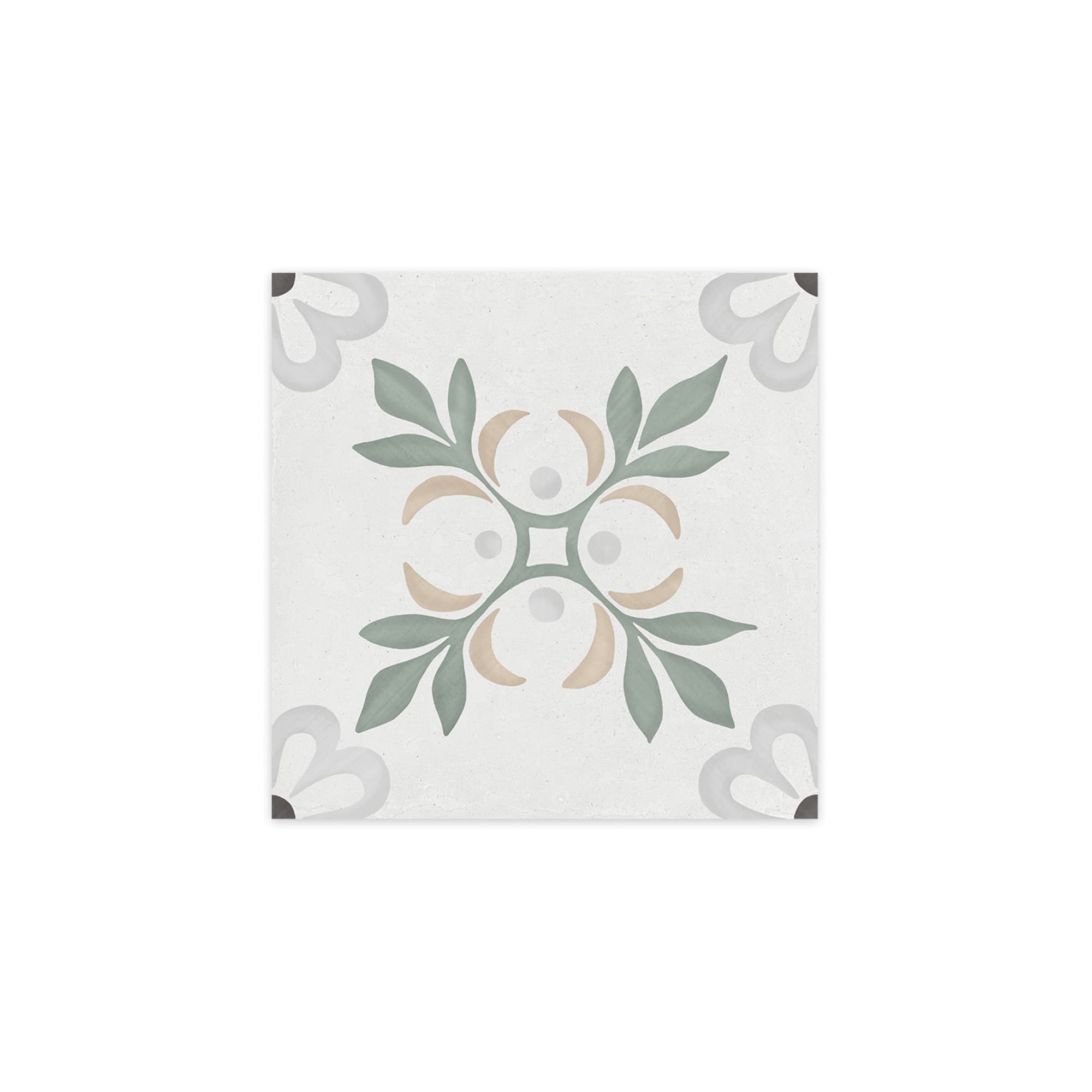 Carrelage effet Carreau ciment Roselis Vert 22,3x22,3x0,9 cm Ventoril - Sol et mur intérieur Peronda