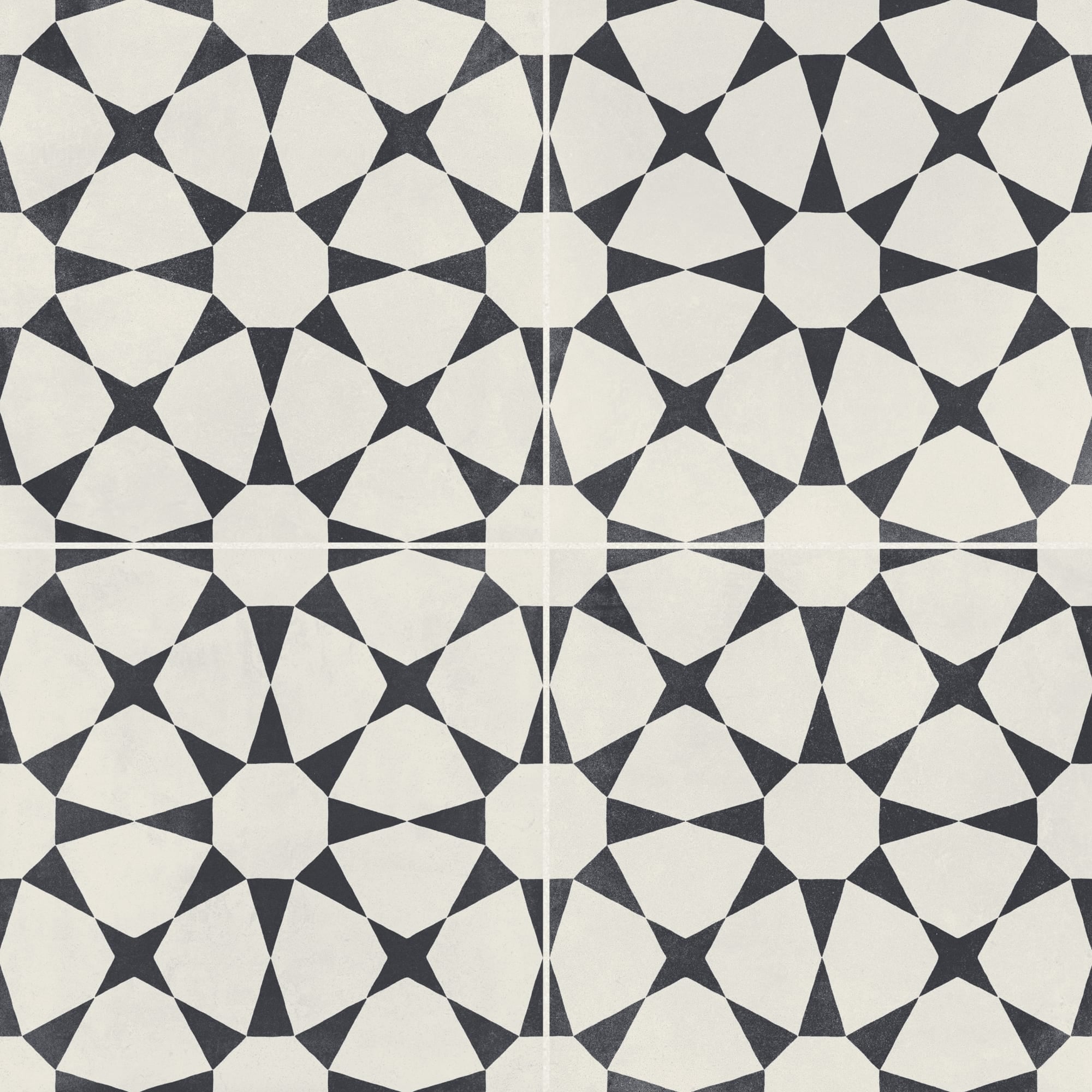Carrelage effet Carreau ciment Axelis Noir 22,3x22,3x0,9 cm Torilys - Sol et mur intérieur Peronda
