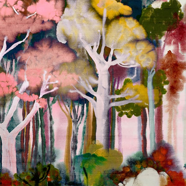Papier peint panoramique Banyan Arte Red Blossom - réf. 11530