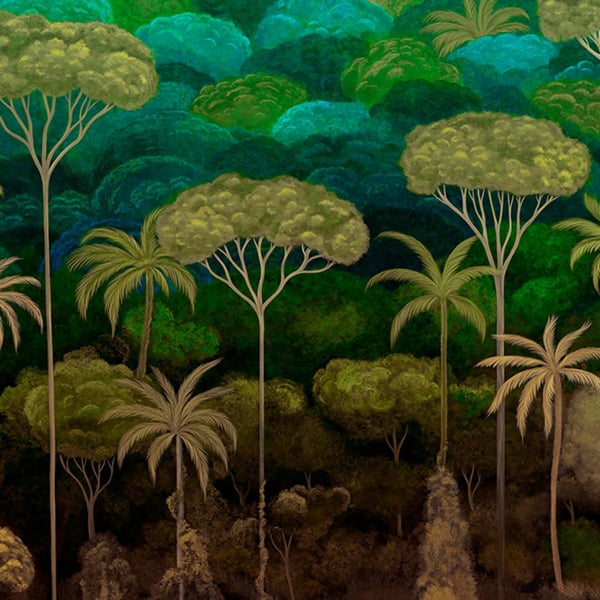 Papier peint panoramique Ciel Tropical Arte Emerald Forest - réf. 97652