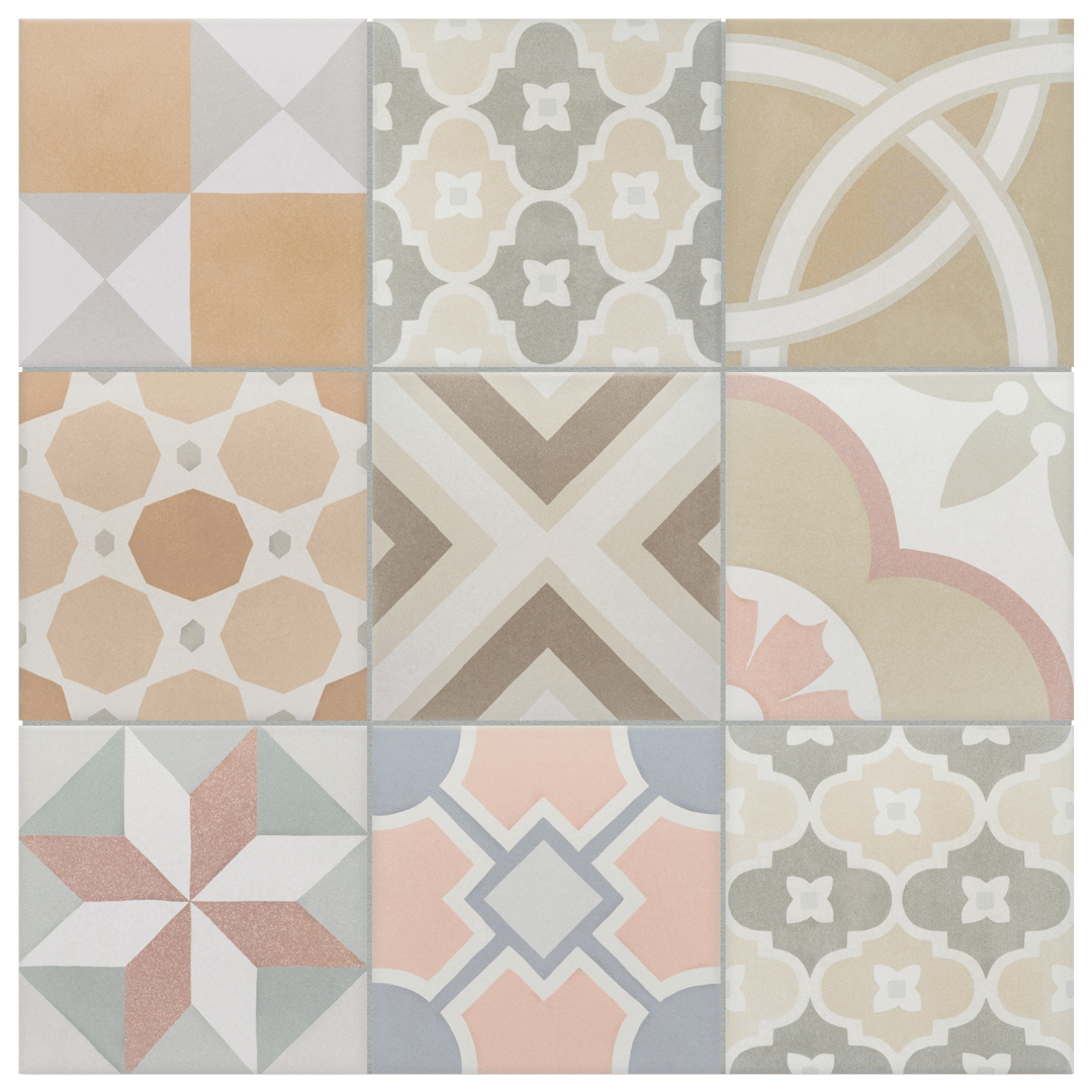 Caprice Deco Patchwork Pastel
