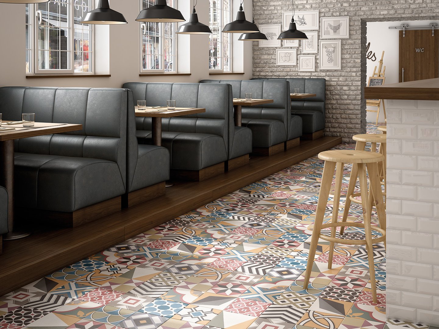 Caprice Deco Patchwork colours