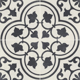 Carrelage effet Carreau ciment Lurelia Noir 22,3x22,3x0,9 cm Torilys - Sol et mur intérieur