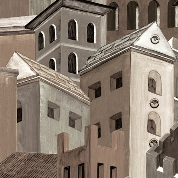 Revêtement mural Città di Castello Arte Sepia - réf. 97681