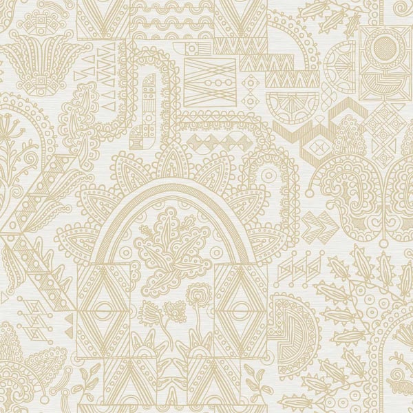 Revêtement mural Joie Arte White / Gold - réf. 30810