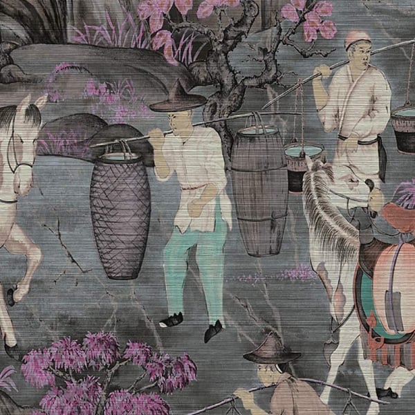 Revêtement mural Toile de Tibet Arte Pink Blossom - réf. 97690