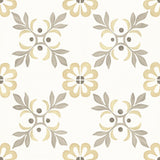 Carrelage effet Carreau ciment Roselis Jaune 22,3x22,3x0,9 cm Levior - Sol et mur intérieur