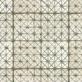 Carrelage Vintage effet Carreau ciment Vert 45x45x0,95 cm Byblos - Sol et mur intérieur