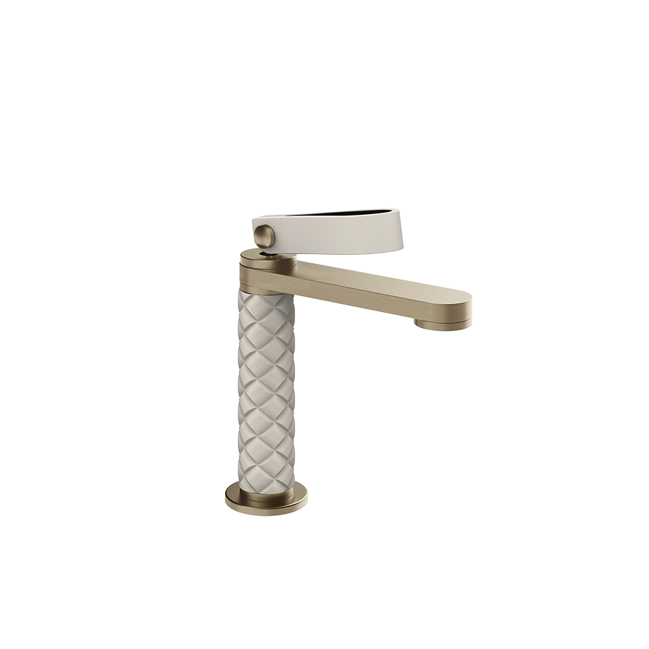 78402 Mitigeur Lavabo LACCETTO - Crème/finox Brushed Nickel