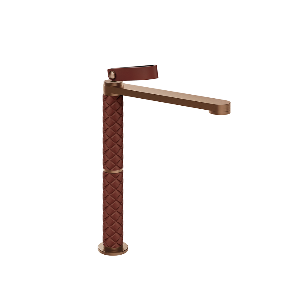 78404 Mitigeur Lavabo LACCETTO - Red Cherry/copper Brushed Pvd