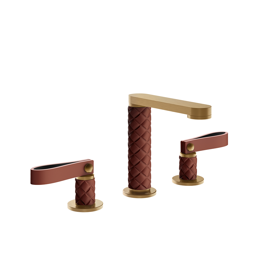 78414 Groupe Lavabo LACCETTO - Red Cherry/warm Bronze Br. Pvd