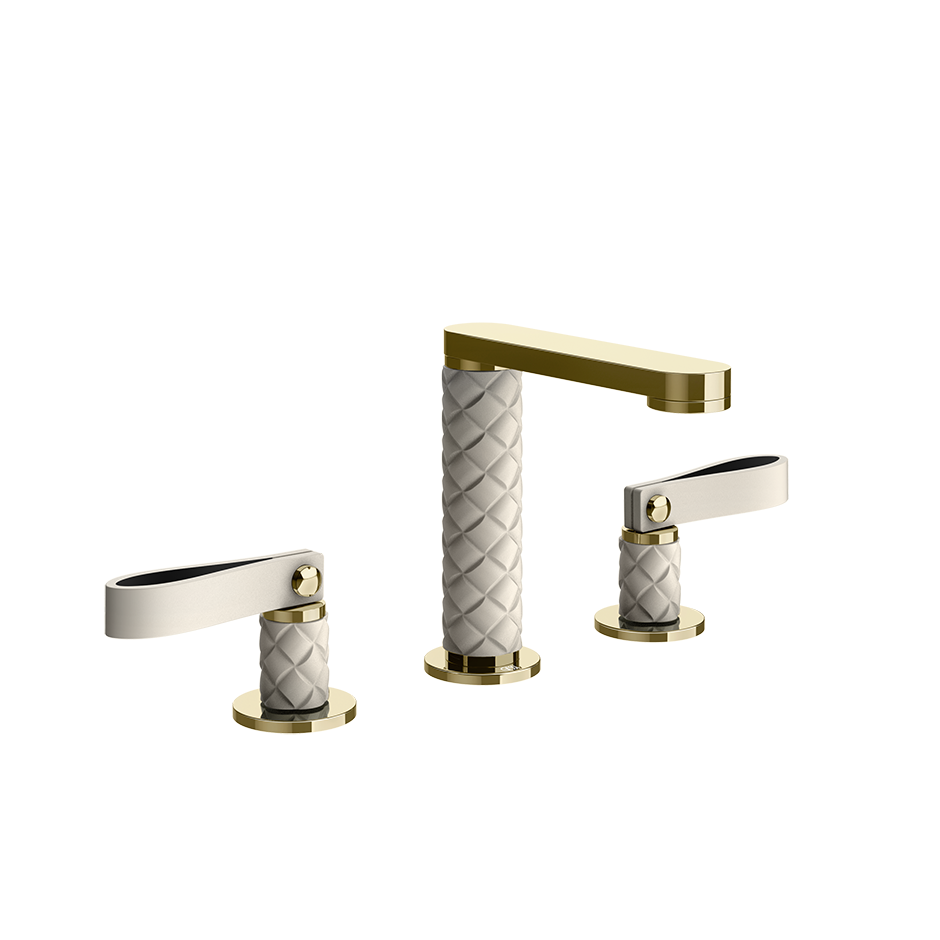 78414 Groupe Lavabo LACCETTO - Crème/brass Pvd