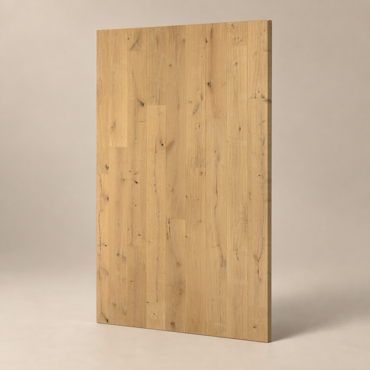 Parquet CLASSIC B - BRÉHAT - HUILE UV — échantillon sur fond grège