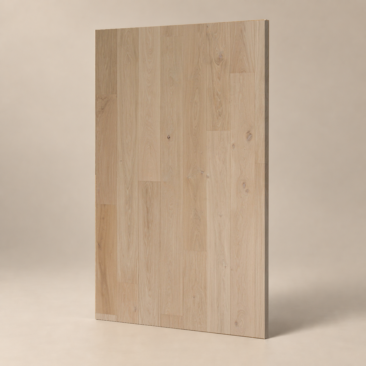 Parquet ABCD - BRUT — échantillon sur fond grège
