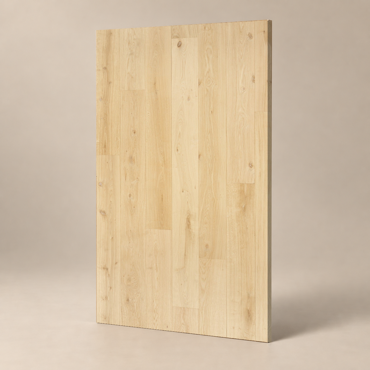Parquet ABCD - BRUT — échantillon sur fond grège