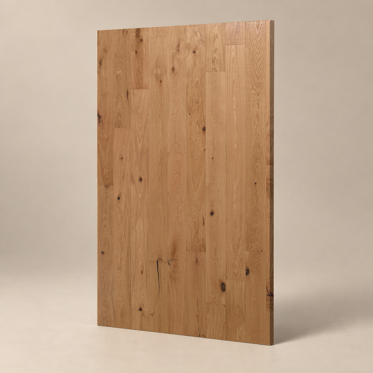 Parquet CLASSIC B - BANDOL - HUILE CIRE — échantillon sur fond grège