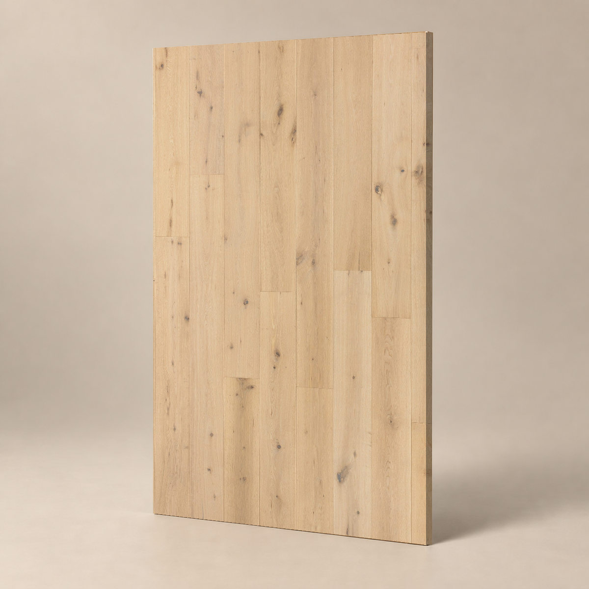 Parquet CLASSIC A - BRESCIA - VERNIS UV — échantillon sur fond grège