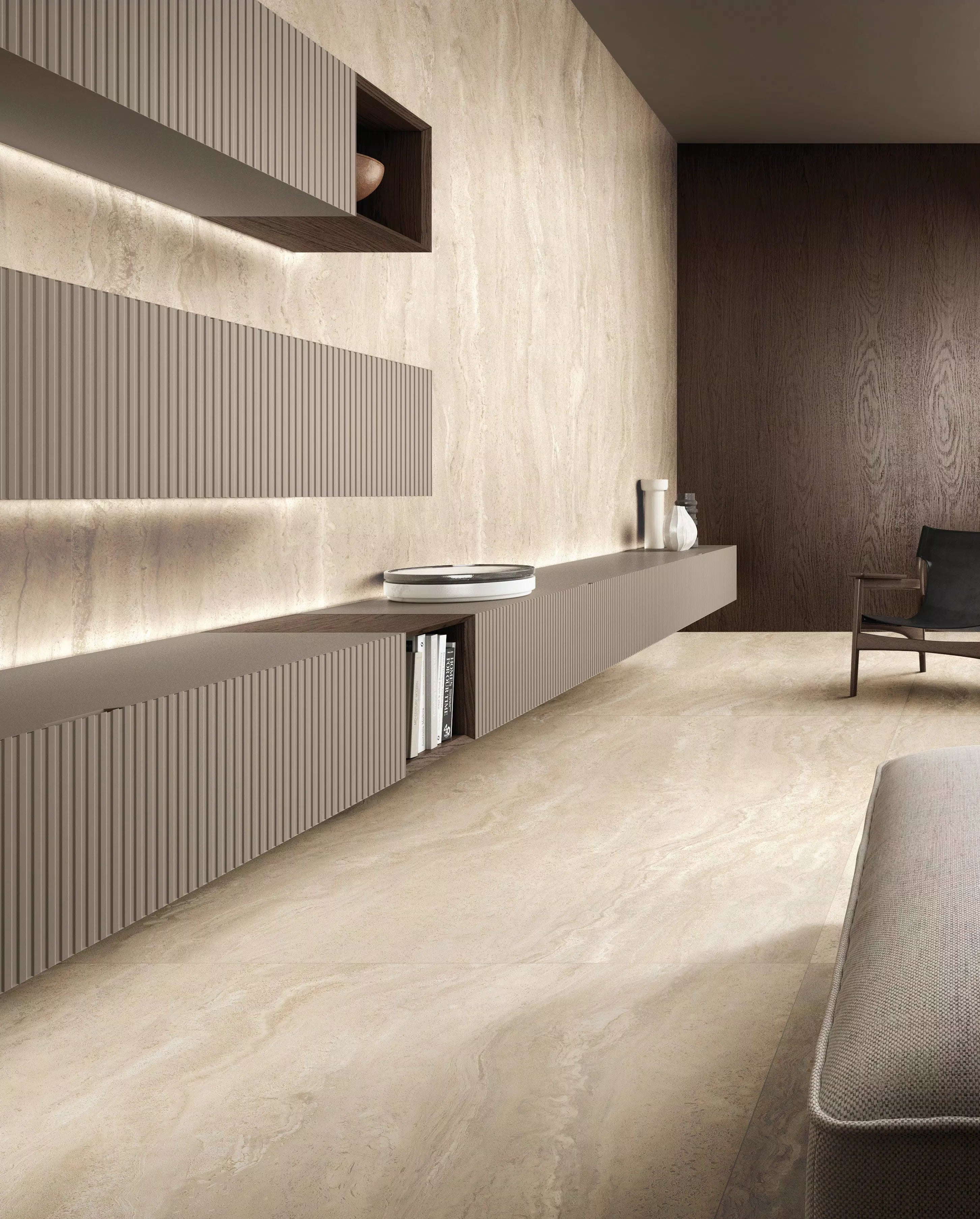 Authentic Luxe Gold Travertine