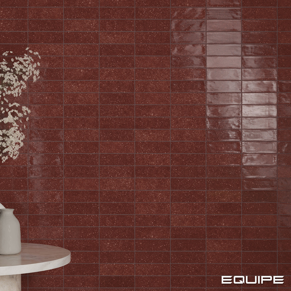 Dots Burgundy ambiance