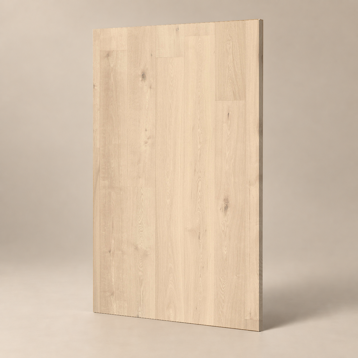 Parquet ABCD - PORQUEROLLES - VERNIS UV — échantillon sur fond grège