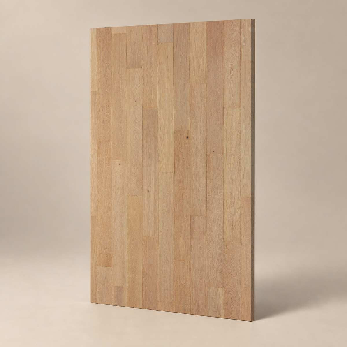 Parquet HOME - INVISIBLE - VERNIS UV — échantillon sur fond grège