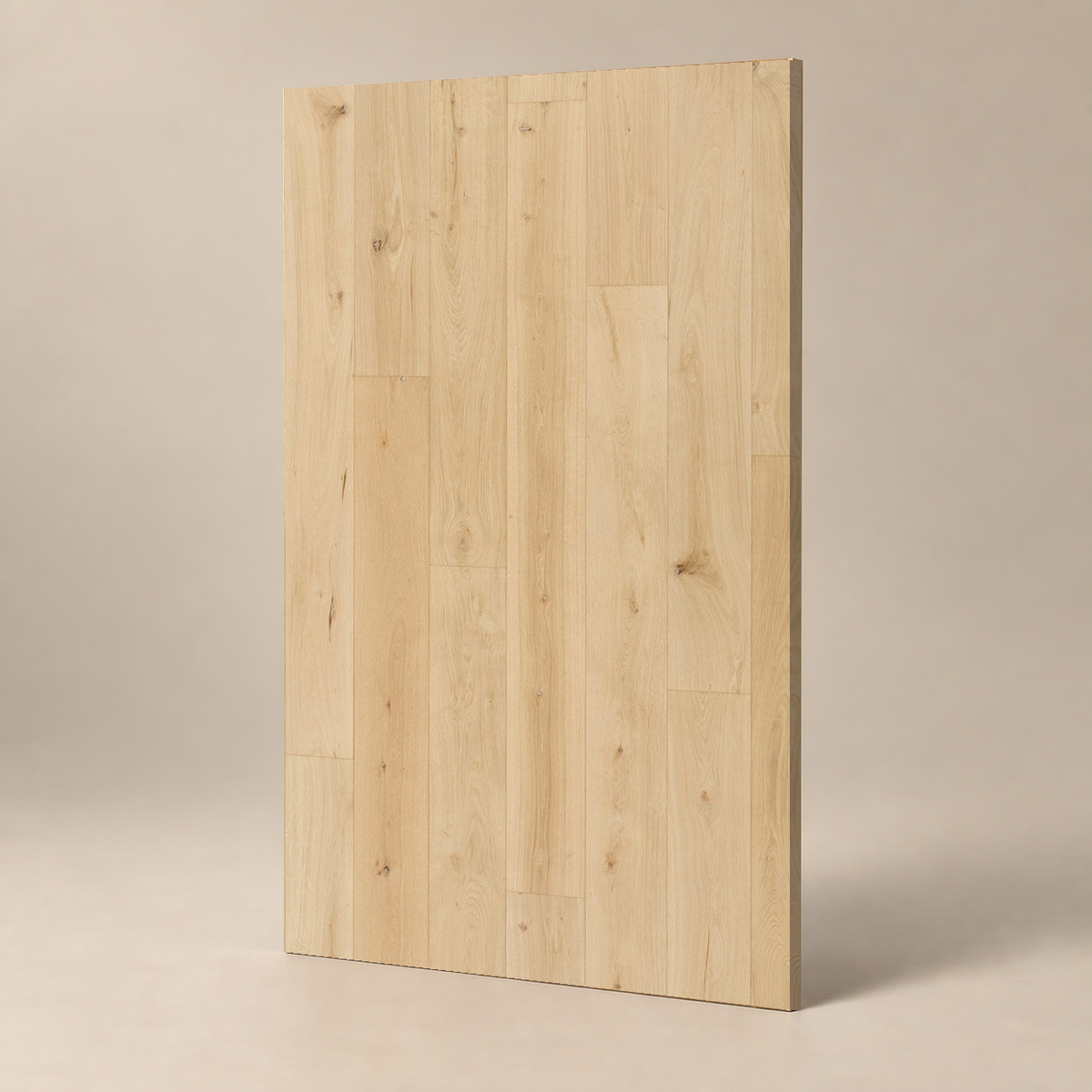Parquet CLASSIC A - BRUT — échantillon sur fond grège