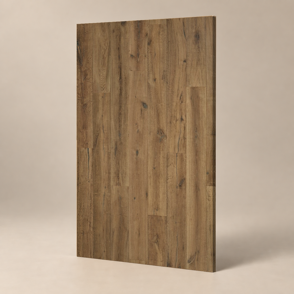 Parquet CLASSIC B - HUILE CIRE - VAUCLUSE — échantillon sur fond grège