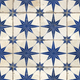 Carrelage Vintage effet Carreau ciment 3D Etoile Bleue et Fond Blanc 45x45x0,95 cm Sparta - Sol et mur intérieur