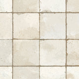 Carrelage Vintage effet Carreau ciment Blanc 45x45x0,95 cm Azoria - Sol et mur intérieur