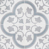 Carrelage effet Carreau ciment Lurelia Gris 22,3x22,3x0,9 cm Novera - Sol et mur intérieur
