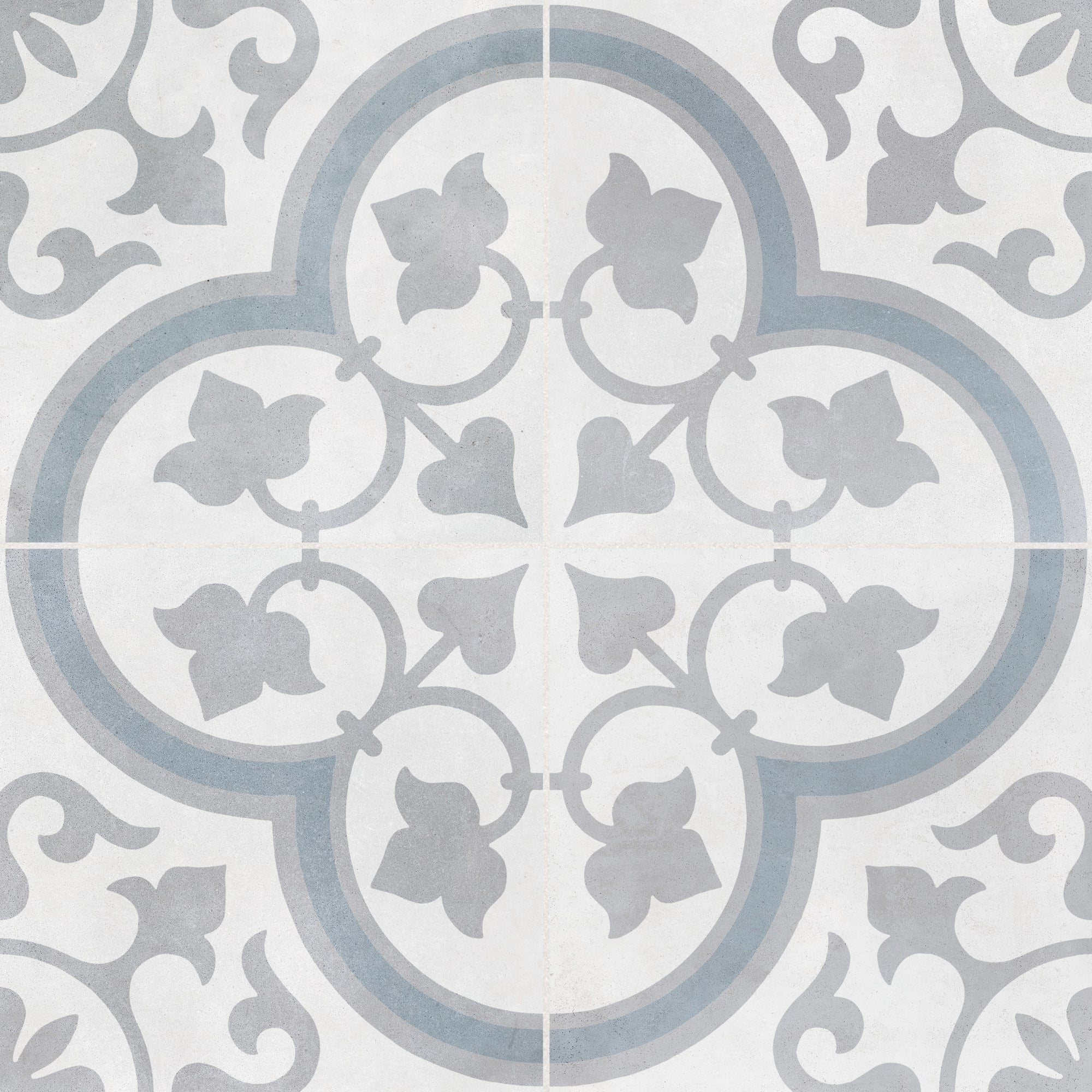 Carrelage effet Carreau ciment Lurelia Gris 22,3x22,3x0,9 cm Novera - Sol et mur intérieur Peronda