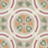 Carrelage effet Carreau ciment Saloria Greige 22,3x22,3x0,9 cm Solren - Sol et mur intérieur