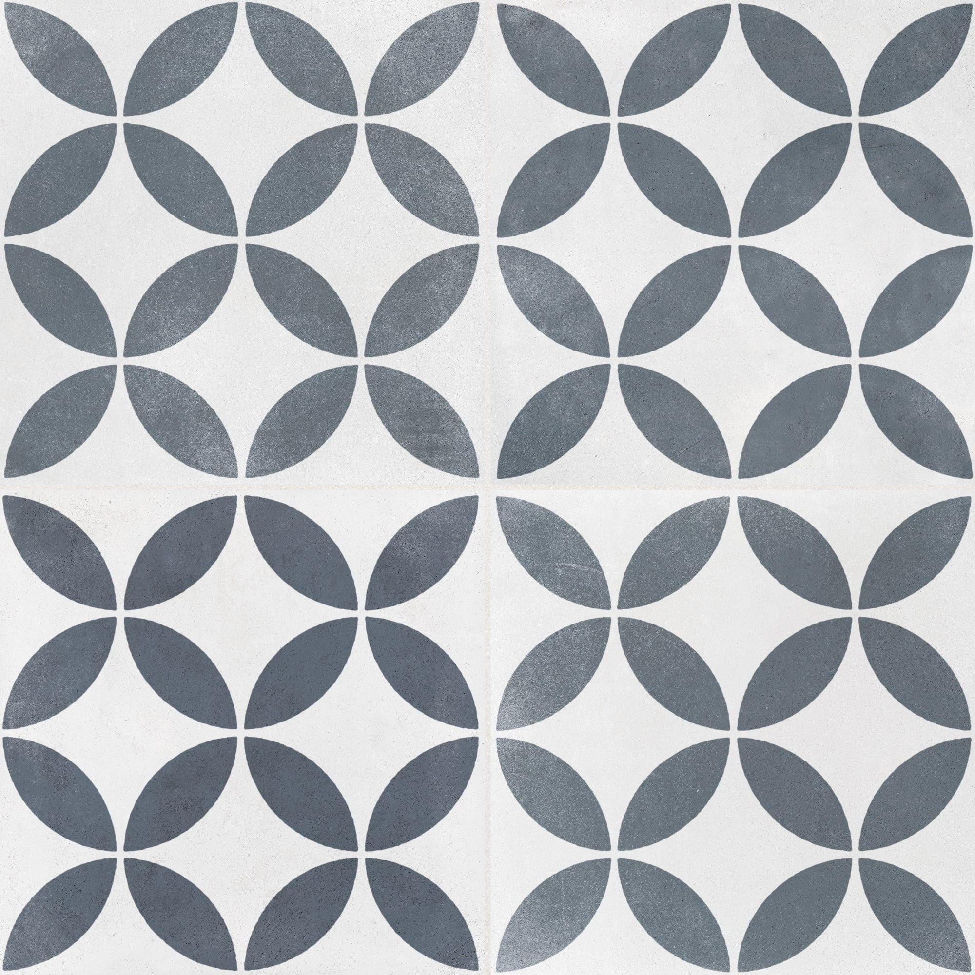 Carrelage effet Carreau ciment Axerio Bleu 22,3x22,3x0,9 cm Novera - Sol et mur intérieur Peronda