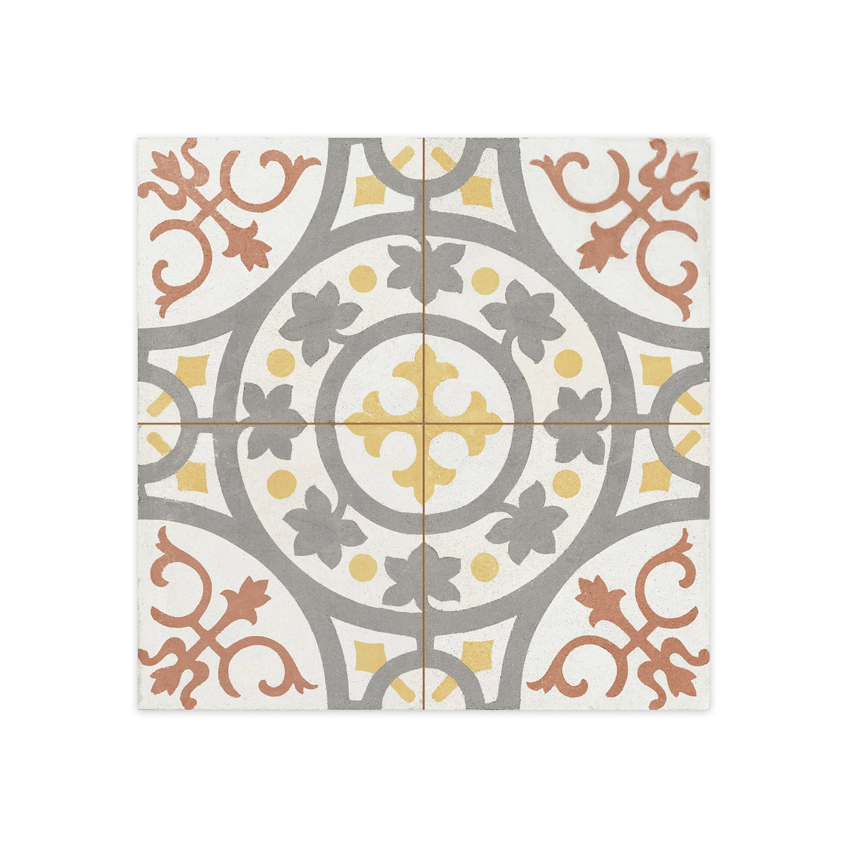 Carrelage Vintage effet Carreau ciment Multicolore Segovia 45x45x0,95 cm Ardina - Sol et mur intérieur Peronda