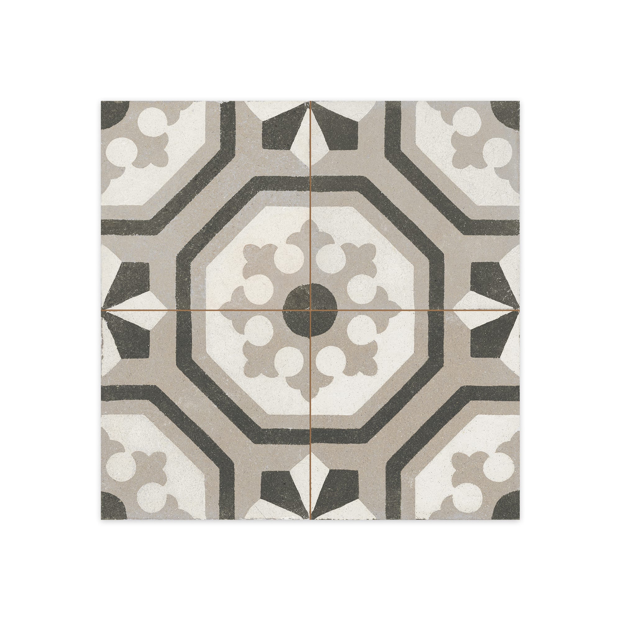 Carrelage Vintage effet Carreau ciment Multicolore Iluro 45x45x0,95 cm Ardina - Sol et mur intérieur Peronda