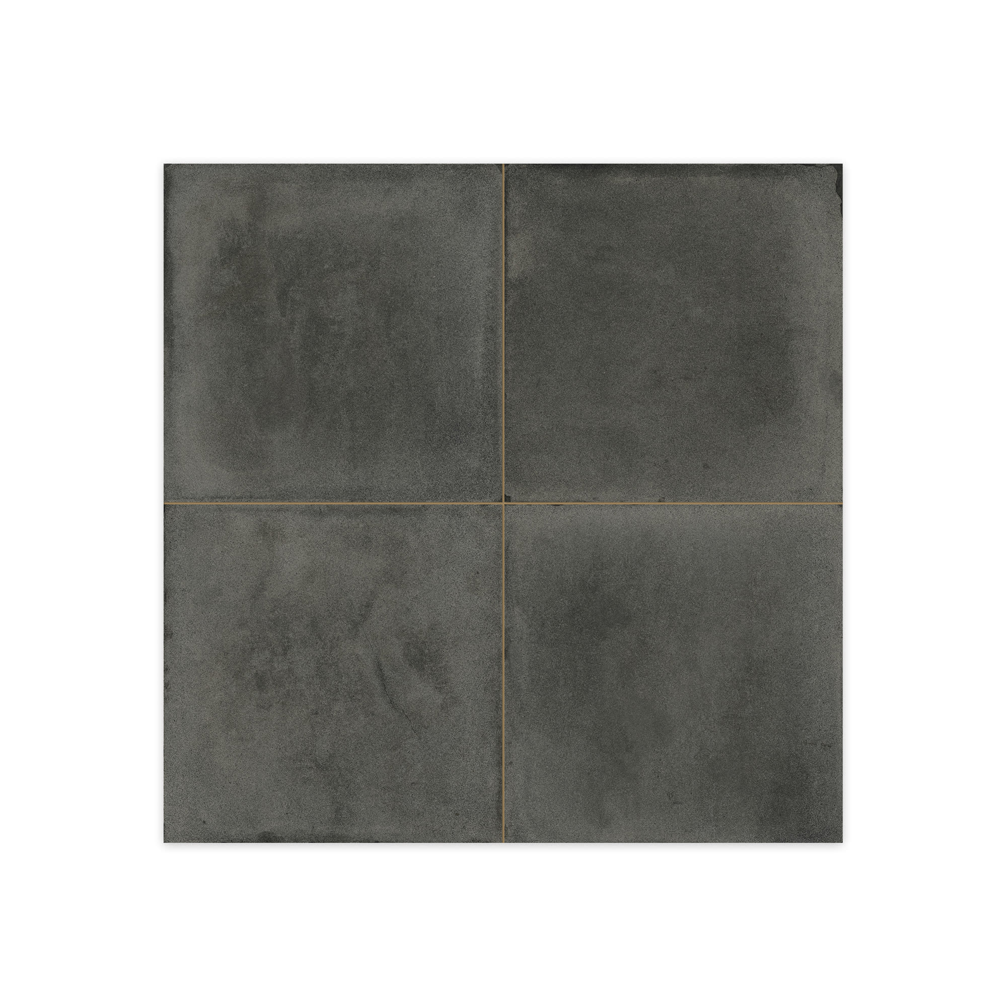 Carrelage Vintage effet Carreau ciment Noir 45x45x0,95 cm Florava - Sol et mur intérieur Peronda