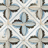 Carrelage Vintage effet Carreau ciment Bleu Thera 45x45x0,95 cm Orlena - Sol et mur intérieur