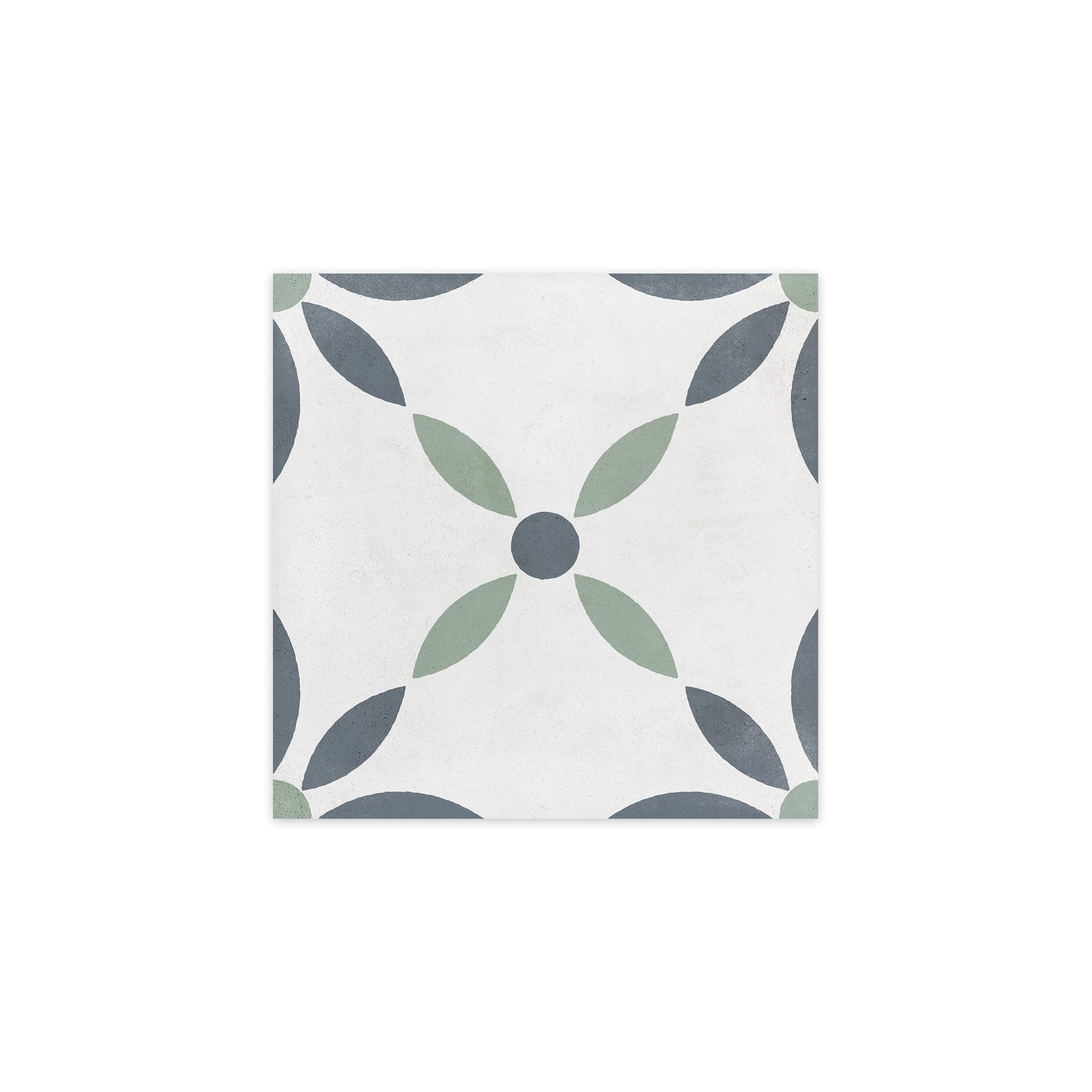 Carrelage effet Carreau ciment Soliris Bleu 22,3x22,3x0,9 cm Novera - Sol et mur intérieur Peronda